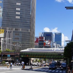Shinkansen in Tokyo City